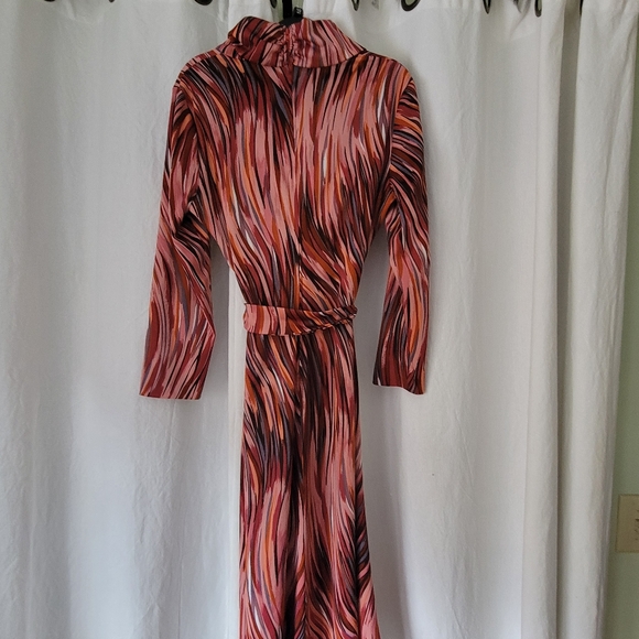Vintage 70s Cowl Neck Dress - Picture 5 of 10